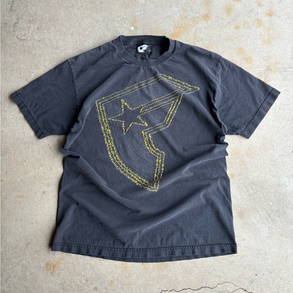 Vintage Famous Stars And Straps Faded Black Tee